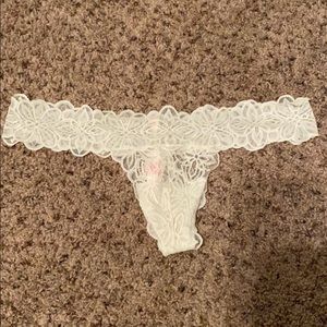 Pink Lace Thong